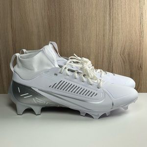Nike Vapor Edge Pro 360 2 White Metallic Football Cleat DA5456-102 Men’s Size 12